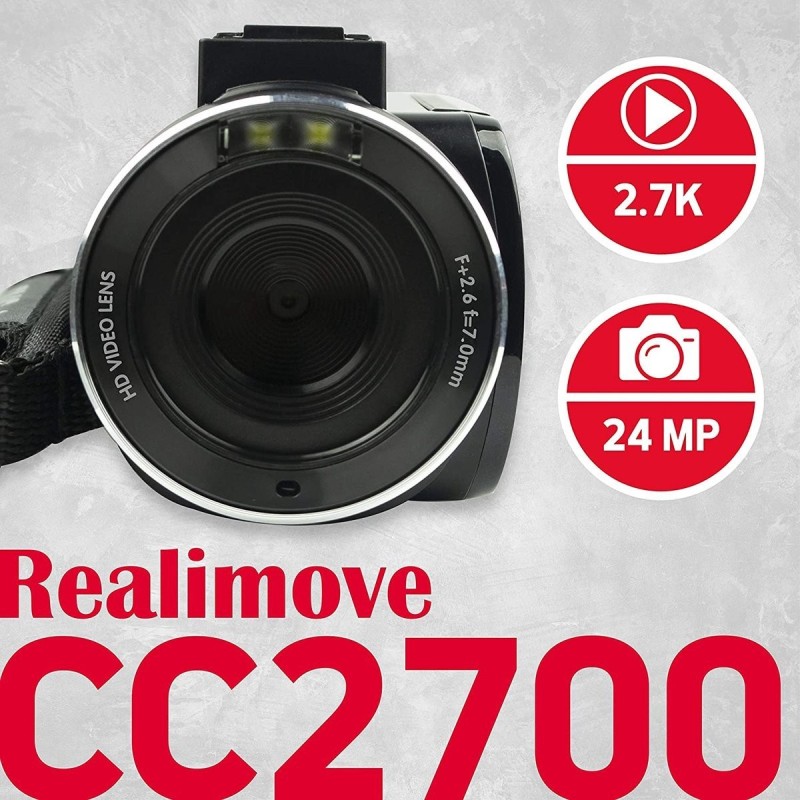 AgfaPhoto Realimove CC2700 2,7K Videokamera AgfaPhoto Realimove CC2700 2,7K Videokamera